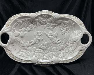 Lenox Butler's Pantry Cream Cherubs Hors D'oeuvre Platter, 14', was $34, NOW $26