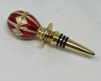 Fitz & Floyd Wine Jeweled Bottle Stopper, $20