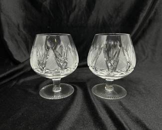 Pair of Avondale Imperial Crystal Cut Brandy Glasses, $80