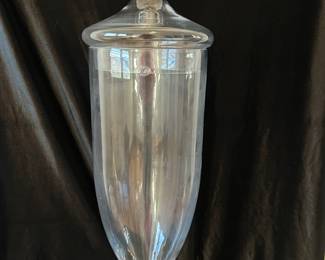 Tall Apothecary Jar, 9"W x 24"H, was $44, NOW $30