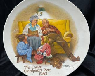 Knowles Csatari 1980 Grandparent Plate, 4 available, 8.5", $6