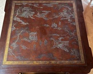 Additional view of Drexel Heritage table ~