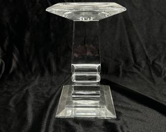 Single Block Crystal Candle Stick, 7"H, was $24, NOW $18