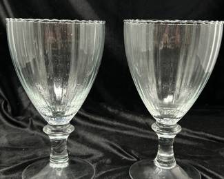 Set of 7, Lenox Butler's Pantry Optic Ribbed Beverage Glasses, was $145, NOW $50