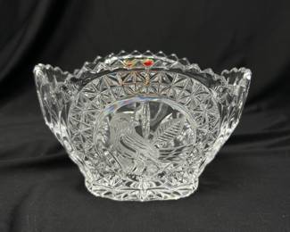 Additional view of Hofbauer Bleikristal German The Byrdes Collection Bowl ~