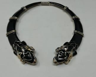 Vtg torque collar necklace, $30