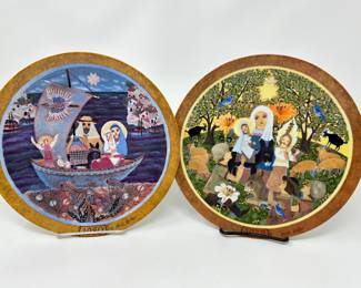 Hedi Keller Collectable plates- set of 2, 9.5", was $30, NOW $18