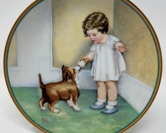 The Reward by Bessie Pease Gutmann 9" Decorative Plate, was $8, NOW $5
