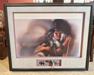 "The Lover's", Limited Edition by Lee Bogle, watercolor and pastel, mixed media, 43"W x 36"H, was $40, NOW $30