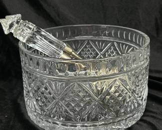 Godinger by Shannon crystal 3 piece salad bowl set, 9"D, was $28 , NOW $20