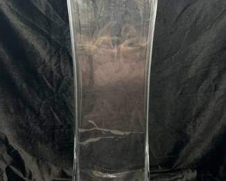Tall Square Hand made Glass Vase, 6"W x 16"H, was $38, NOW $28