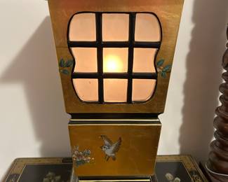 Gold Lacquer Pagoda Table Lamp, 12"W x 23"H, was $295, NOW $195