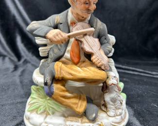 Old Man Playing violin, 9", was $20, NOW $14