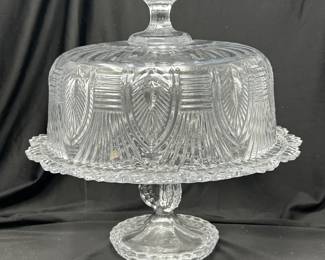 Shannon by Godinger Cake Stand w/Dome, $45
