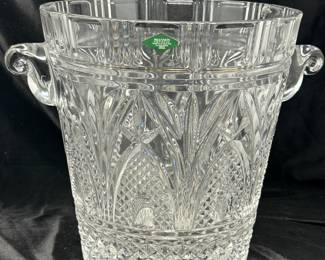 Shannon Crystal Large Champagne/Ice Bucket, 10"D x 10"H. was $245, NOW $150