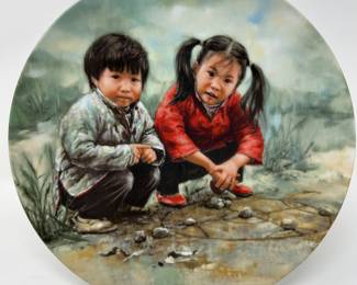 Artists of the World Plate, Chinese Children, was $8, NOW $6