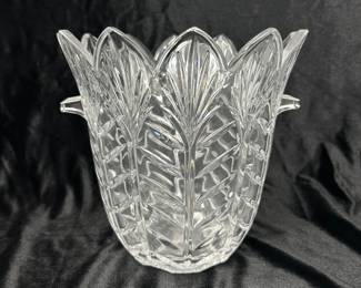 Vtg Fifth Avenue Crystal Ice Bucket, 8" x 8", was $50, NOW $38
