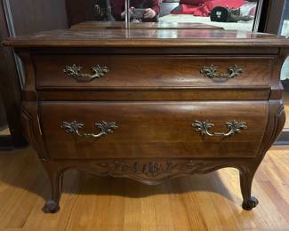 John Widdicomb Two-Drawer Nightstand, 32"W x 22"H x 18"D, was $595, NOW $395