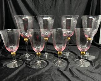 Set of 8 Royal Albert Old Country Formal Roses Goblet, $75