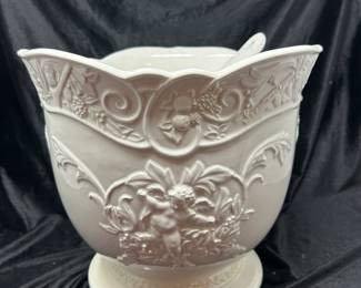 Lenox Punch Bowl w/ Ladle, 12"D, was $65, NW $44