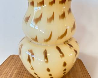 Waterford Evolution Amber & Ocelot Vases, Two (2) Available, 14 x 15"H, was $165 each, NOW $115