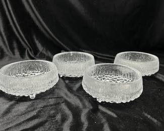 Four (4) Littala Finland Ultima Thule Dessert Bowls, 4"D x 1.5"H, was $34, NOW $20
