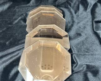 Five Copper Colored Coasters, 4", was $6, NOW $4