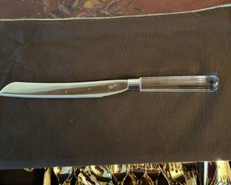 Oleg Cassini Cake Knife w/Crystal handle, was $12, NOW $8