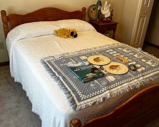 Vintage Full Maple Bed Frame