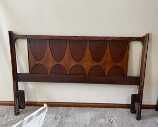 Vintage Mid Century Modern Broyhill Brasilia Full Headboard