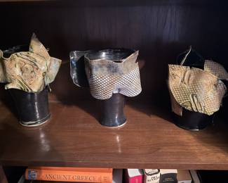 Textured clay signed 
