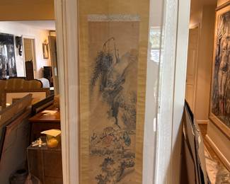 You can’t tell by this photo, but this is encased in a acrylic frame scroll