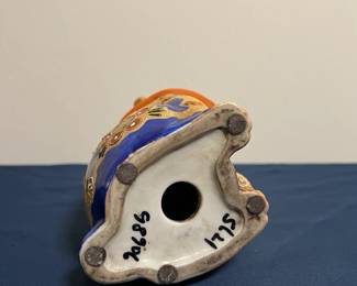 Japanese Maneki Neko, Kutani-yaki Porcelain Figurine