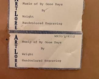The Music of Bygone Days by Wright