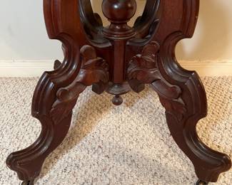 Large, Oval, Marble-top Table