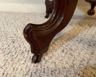 Large, Oval, Marble-top Table