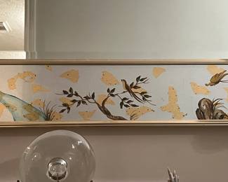 LaBarge Chinoiserie Mirror