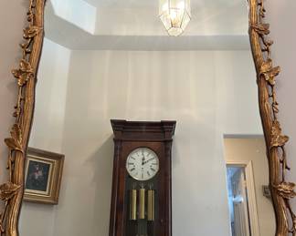 Large, Vintage, Acorn and Oak Leaf Giltwood Mirror