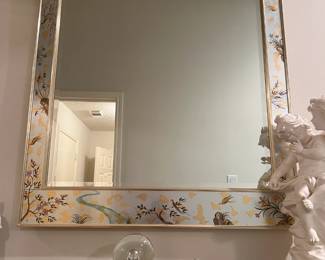 LaBarge Chinoiserie Mirror