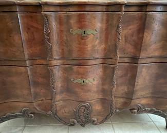 Gorgeous French Provincial Louis XV Style Chest Attributed by John Widdicomb