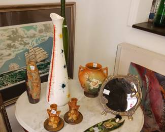 Roseville and other art pottery