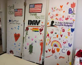 Three full size doors up for charity auction