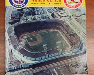 Detroit Tigers 1968 World Series souvenir program $85