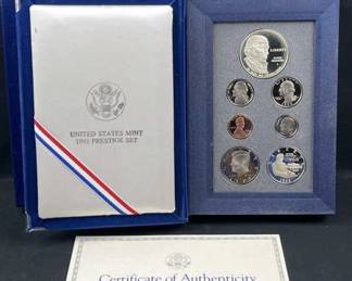 1993 Prestige Proof Set w/ Silver Dollar