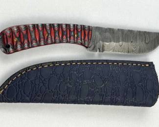 Damascus Steel Fixed Blade Knife