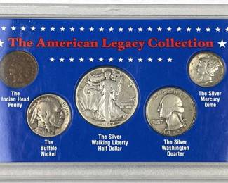 American Legacy Set w/ Silver Half, Qtr, Dime