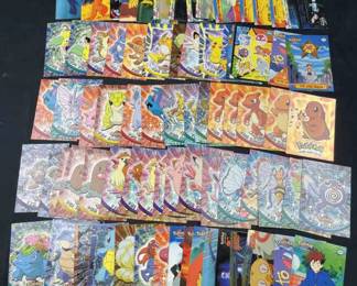 Vintage Topps Pokemon TV Cards Collection