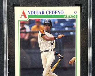 1991 Score Andujar Cedeno RC SGC 9.5