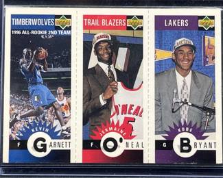 1996 Kobe Bryant Upper Deck w/ Garnett M129