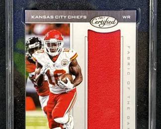 2017 Certified Tyreek Hill #/99 Relic SGC 8.5